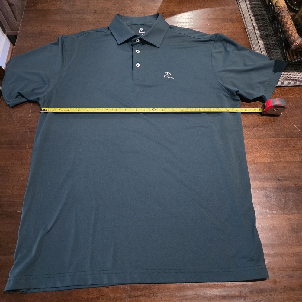 Rhoback Men's Polo Shirt in Green L - Picture 2 of 3